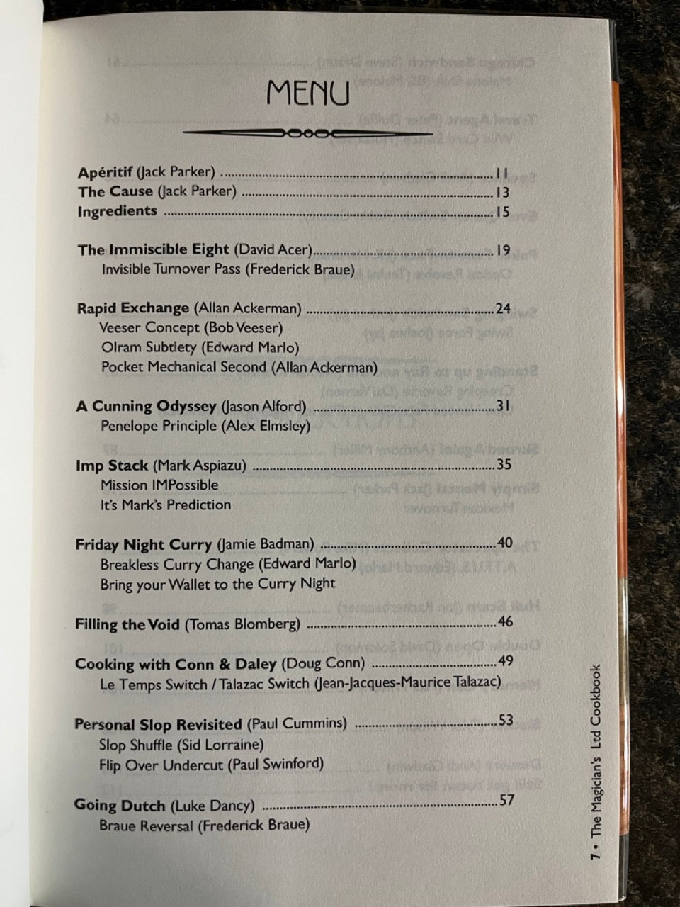 The Magician's LTD Cookbook - Andi Gladwin