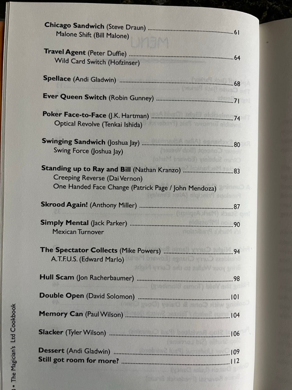 The Magician's LTD Cookbook - Andi Gladwin