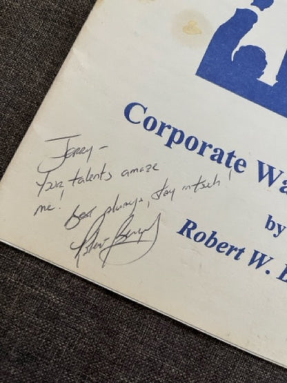 Corporate Ways and Means - Robert W Bengel - SIGNED