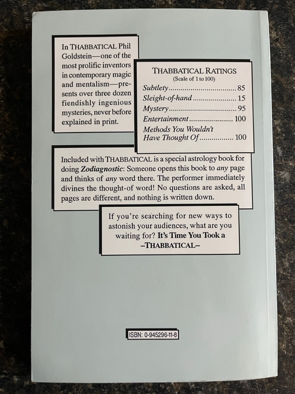 Thabbatical - Phil Goldstein
