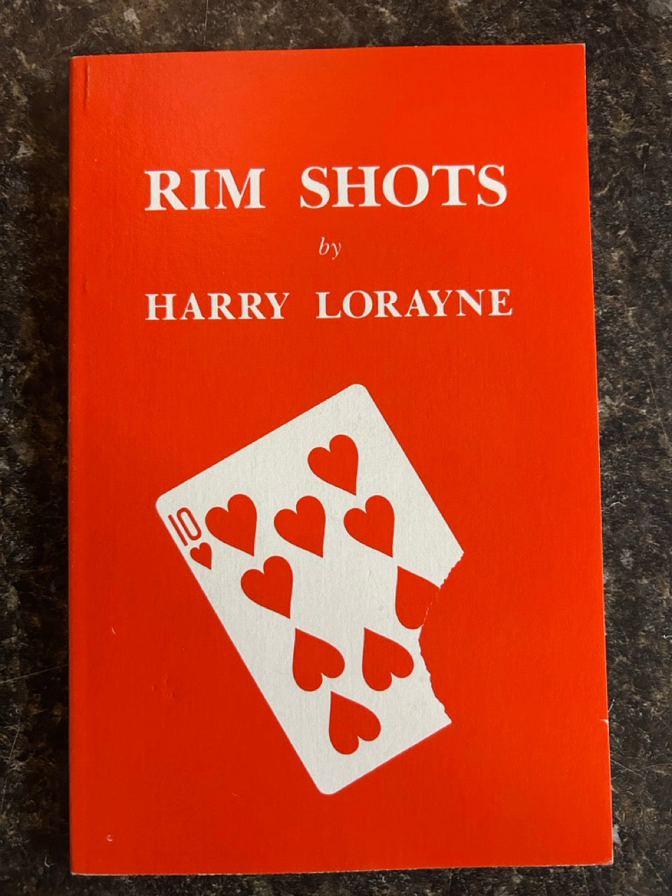Rim Shots (softcover) - Harry Lorayne - SIGNED