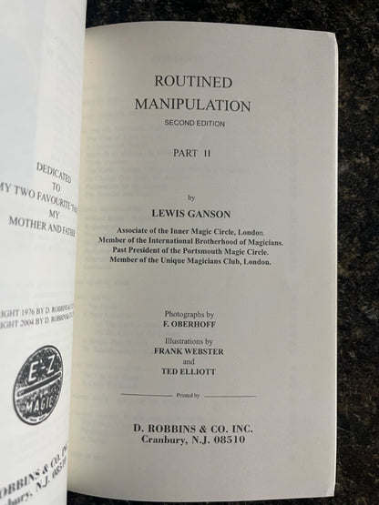 Routined Manipulation Parts 1 & 2 - Lewis Ganson