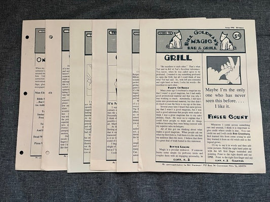 Bill Goldman's Magic Bar & Grill - Issues 1-6