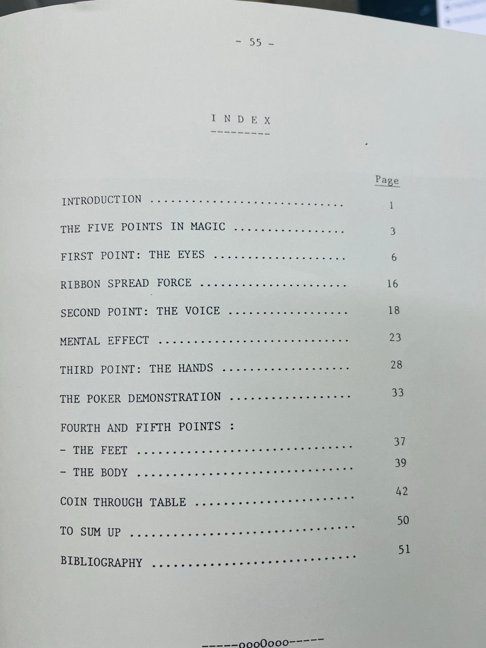 The Five Points in Magic - Juan Tamariz