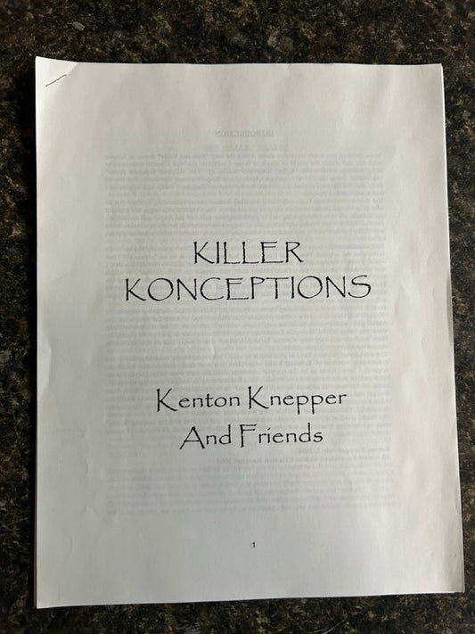 Killer Konceptions - Kenton Knepper & Friends