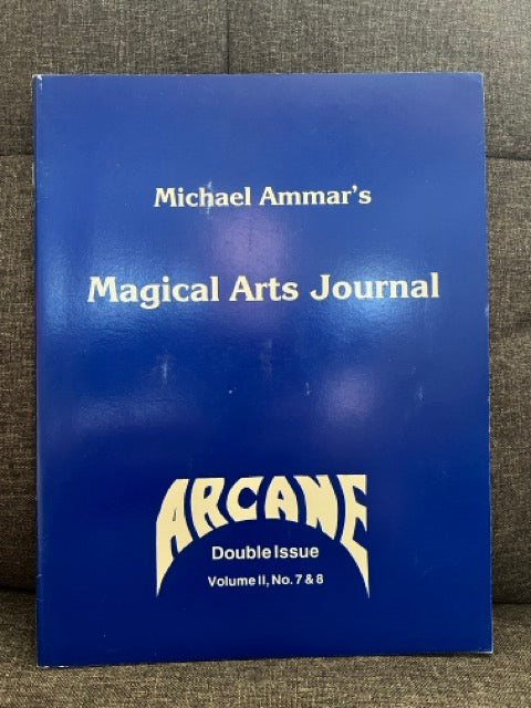 Magical Arts Journal, Arcane Double Issue - Michael Ammar