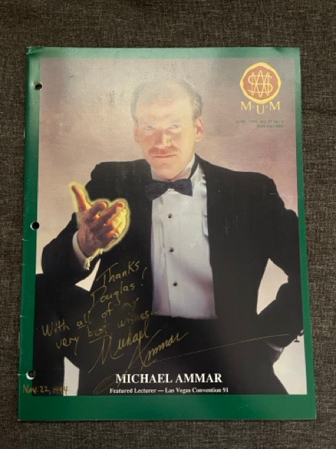 The Fourth World Lecture Tour Notes - Michael Ammar - SIGNED
