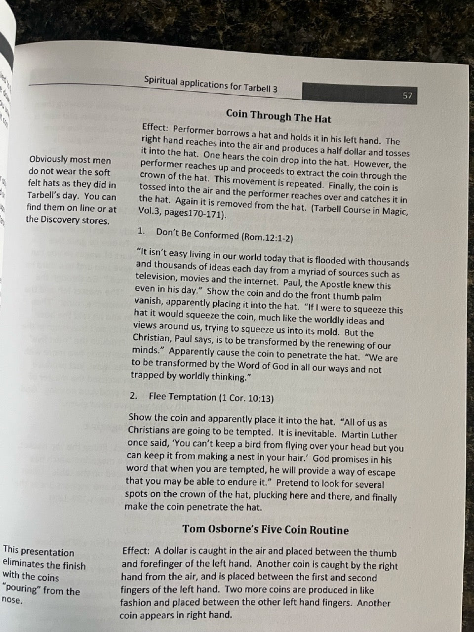 Spiritual Application for Tarbell 3 - Dr Christopher Faria