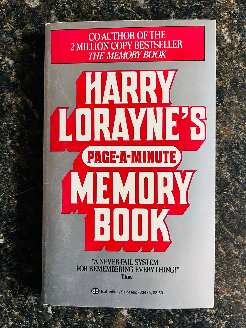 Harry Lorayne's Page-A-Minute Memory Book