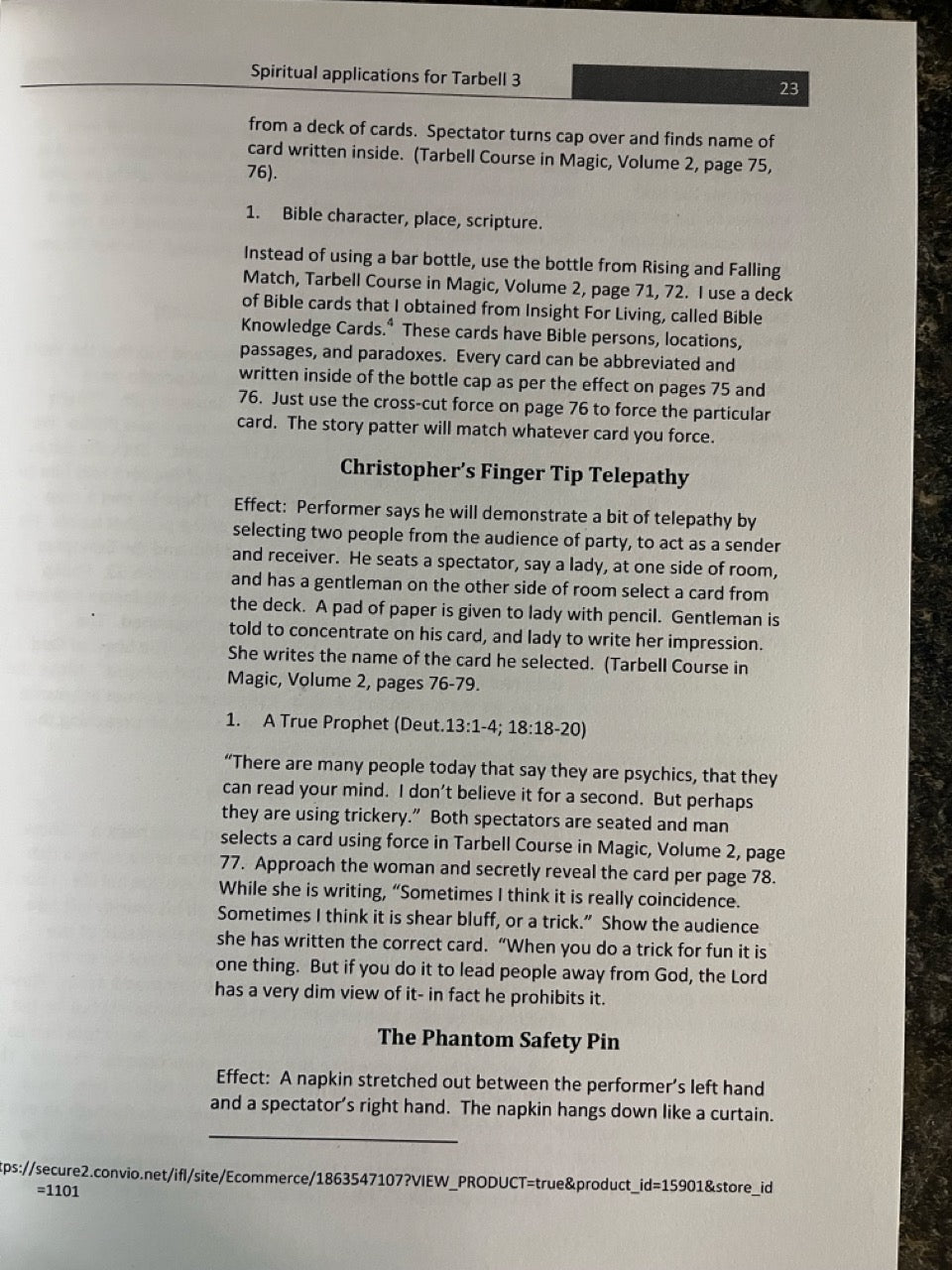 Spiritual Application for Tarbell 3 - Dr Christopher Faria