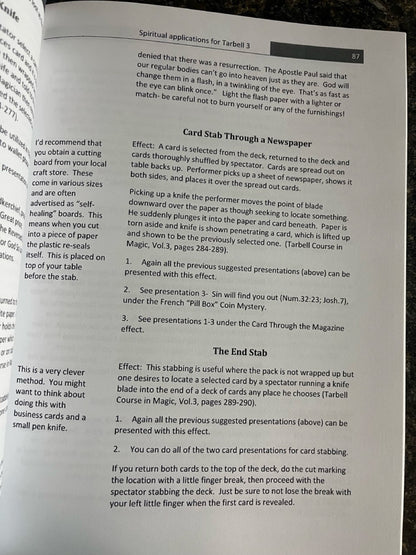 Spiritual Application for Tarbell 3 - Dr Christopher Faria