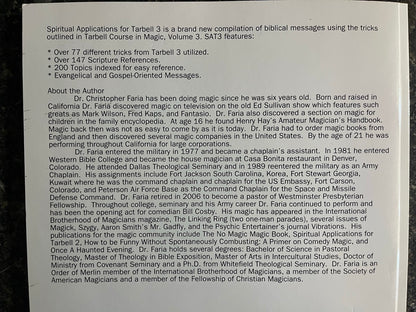 Spiritual Application for Tarbell 3 - Dr Christopher Faria
