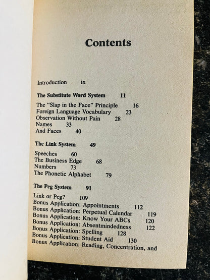 Harry Lorayne's Page-A-Minute Memory Book