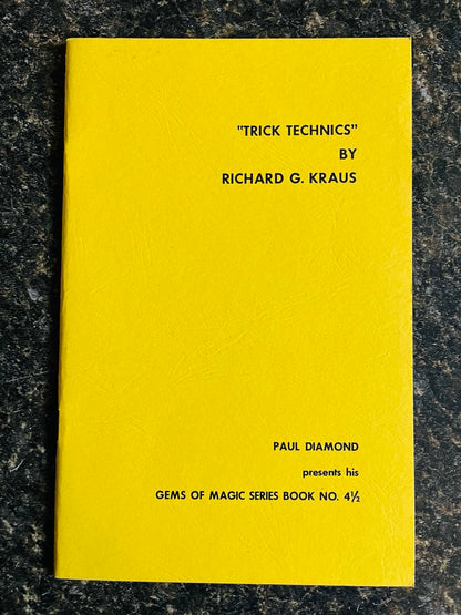 Trick Technics - Richard G. Kraus