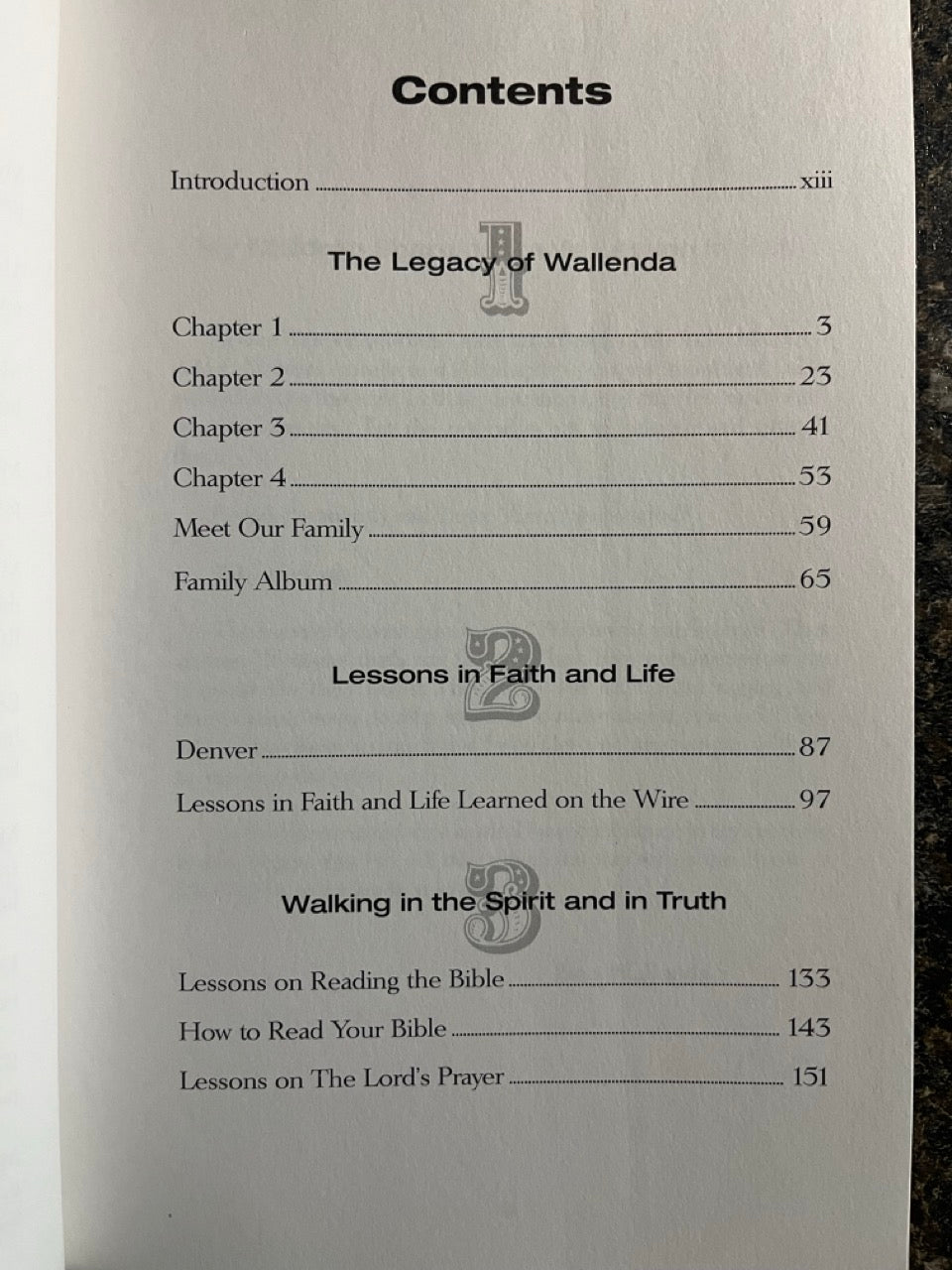 Walking the Straight and Narrow - Tino Wallenda - SIGNED