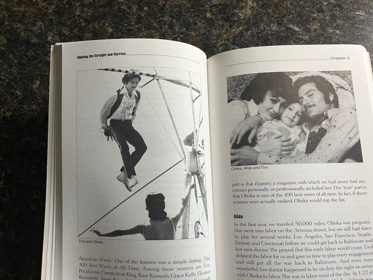 Walking the Straight and Narrow - Tino Wallenda - SIGNED