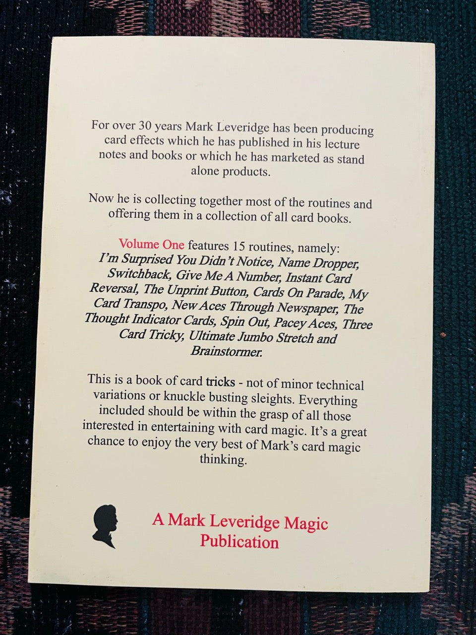 The Collected Card Magic of Mark Leveridge Vol.1 - Mark Leveridge