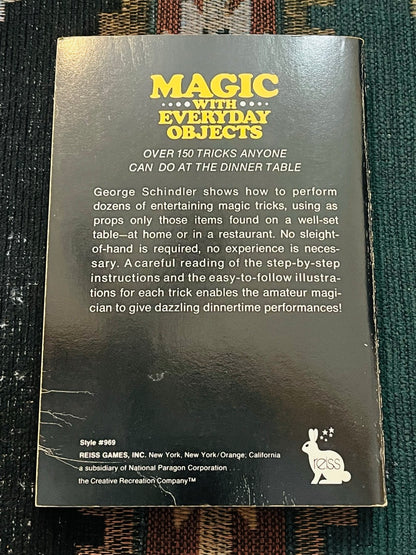 Magic with Everyday Objects - George Schindler (Paperback)