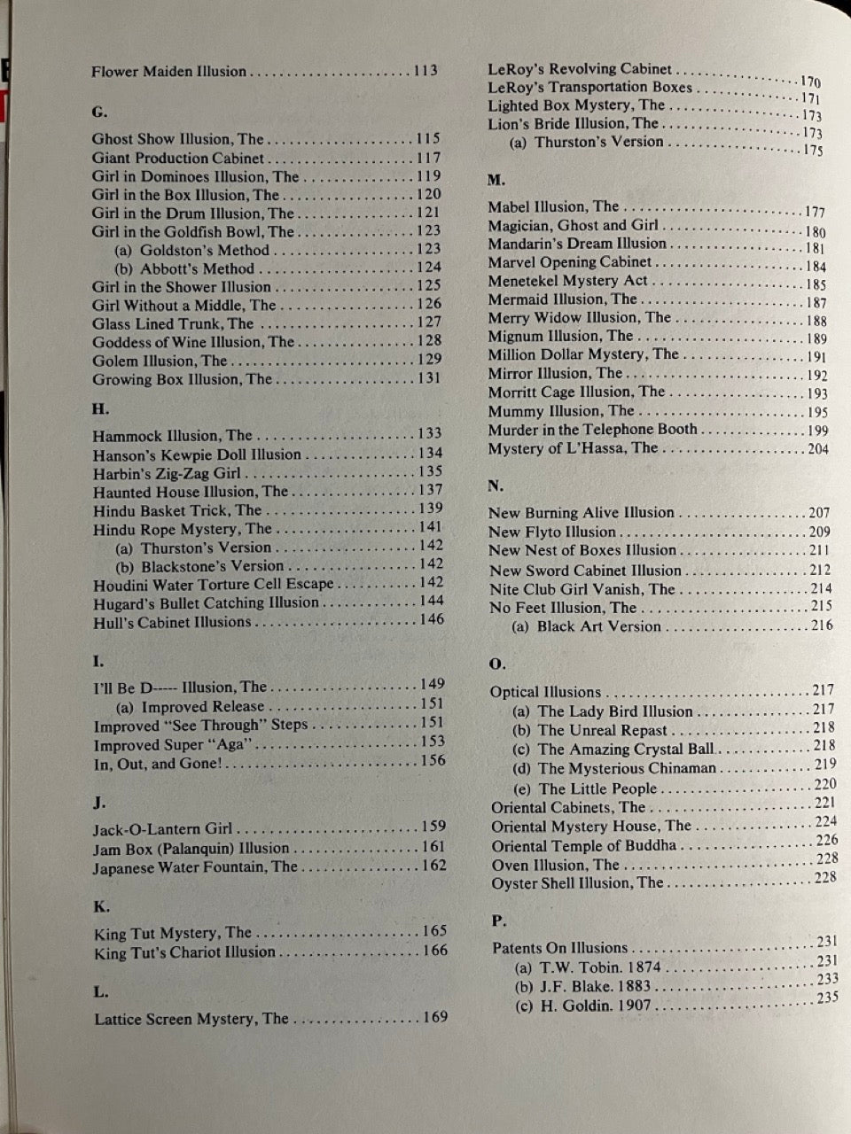 The Encyclopedia of Stage Illusions - Burling Hull & Ormond McGill