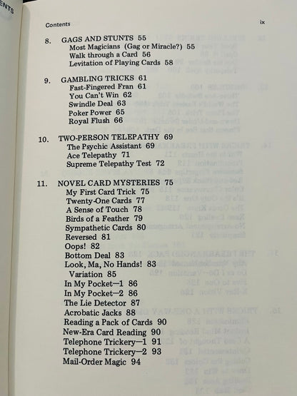 Card Magic: 117 Easy-To-Perform Tricks With An Ordinary Deck - Bill Okal