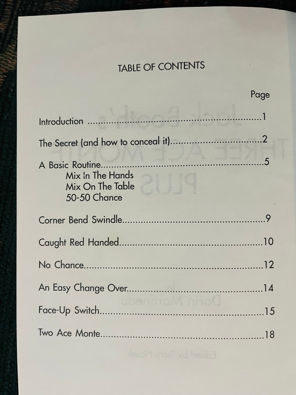 Three Ace Monte Plus - Darin Martineau