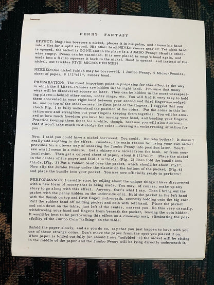 Penny Fantasy  - Steve Dacri