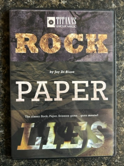 Rock Paper Lies - Jay Di Biase - DVD