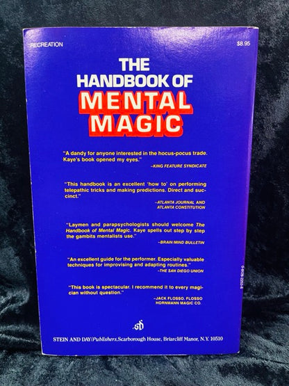 The Handbook of Mental Magic - Marvin Kaye