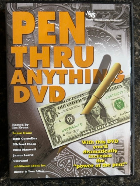 Pen Thru Anything DVD - Jim Krenz & Friends