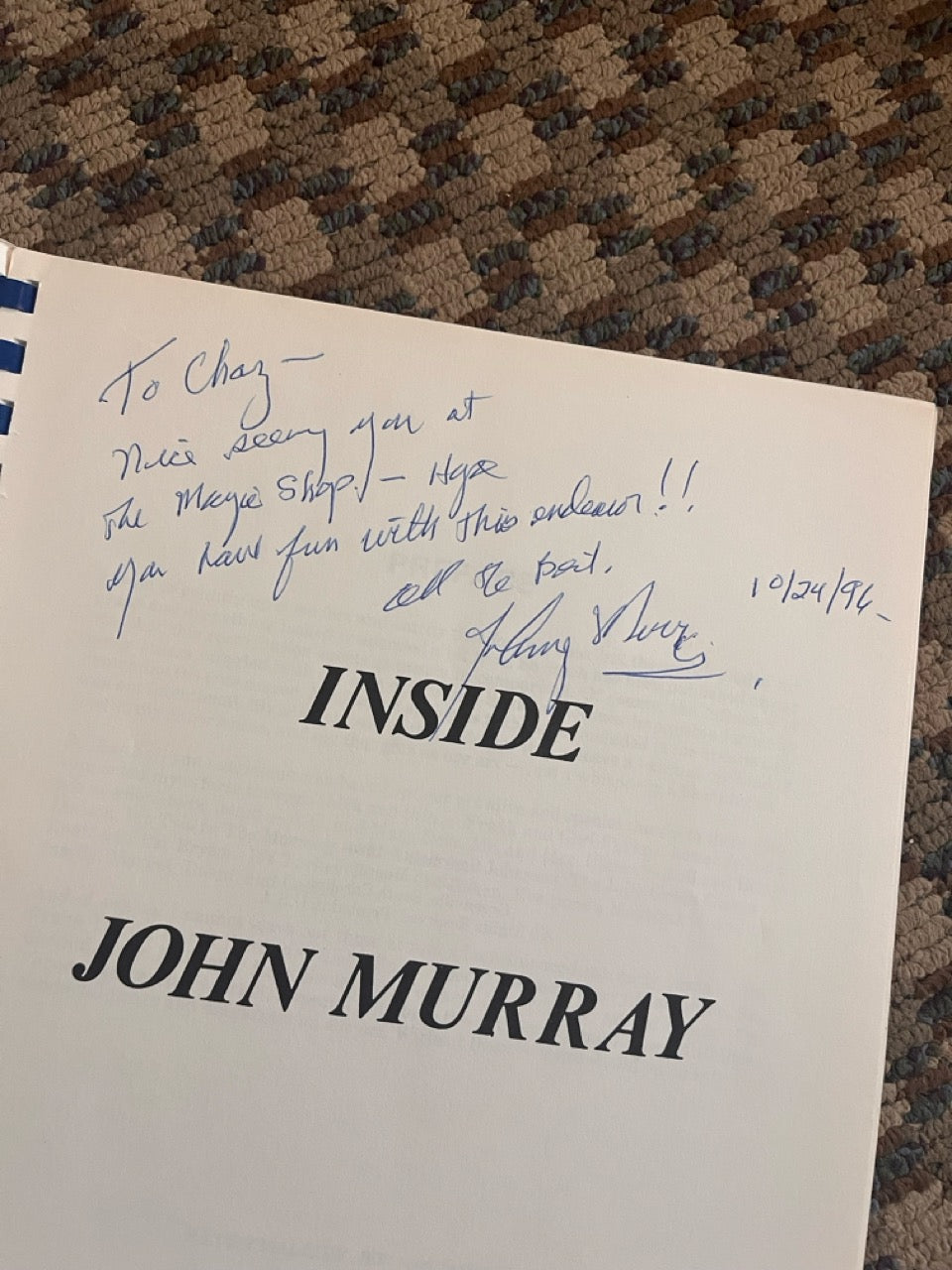 Inside John Murray - SIGNED