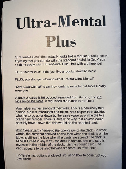 Ultra-Mental Plus - Mark Strivings (SM3)