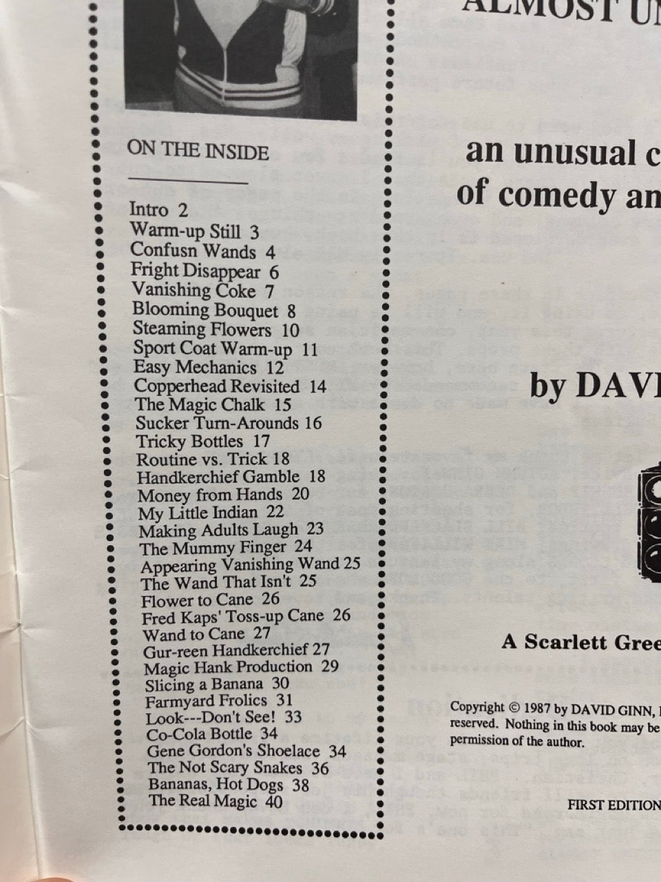 Almost Unpublished - David Ginn