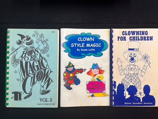 3 Clowning Booklets - Various Authors