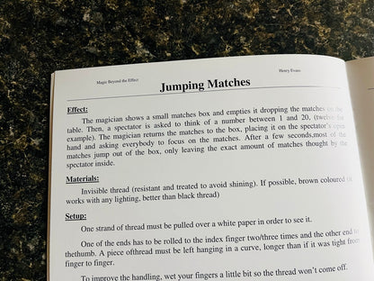 Magic Beyond The Effect - Henry Evans