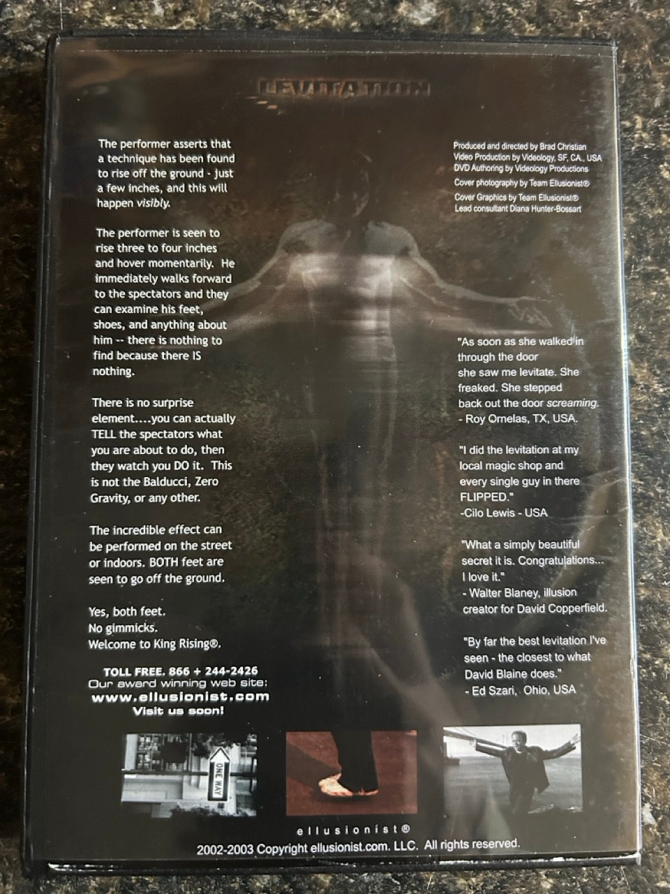 Levitate: King Rising - Corey King - DVD