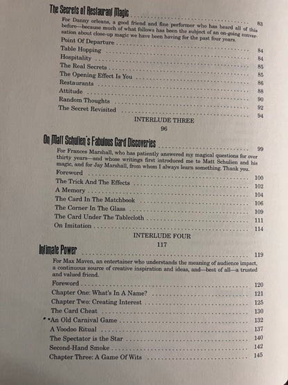 Mastering the Art of Magic - Eugene Burger (1st edition) - SIGNED