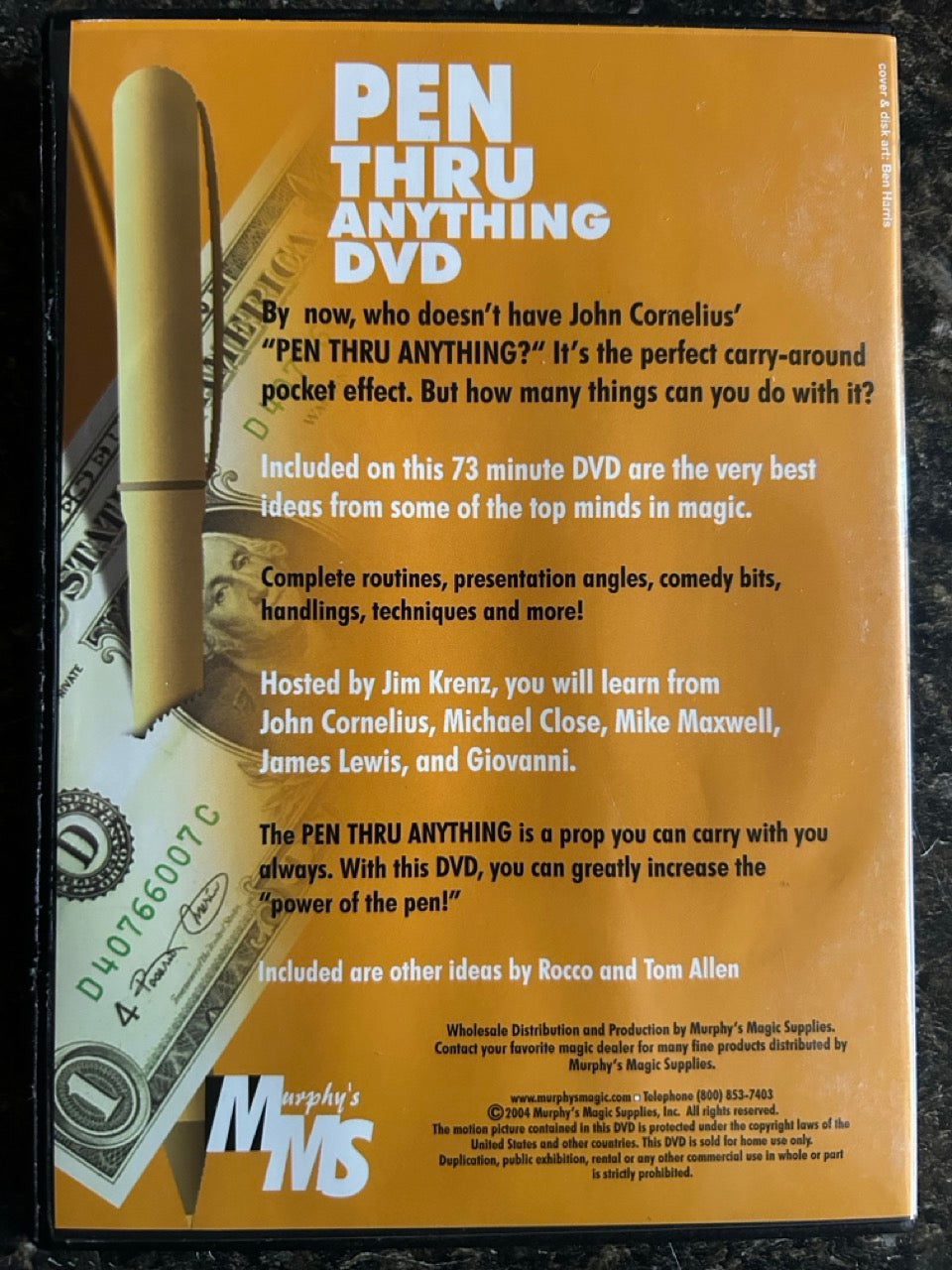 Pen Thru Anything DVD - Jim Krenz & Friends
