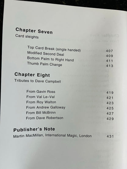 The Dave Campbell Legacy - Peter Duffie