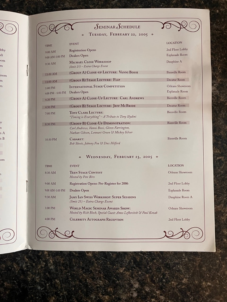 3 Convention/Advertising Programs - Various