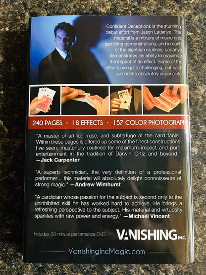 Confident Deceptions (Book & DVD) - Jason Ladanye  - FIRST edition