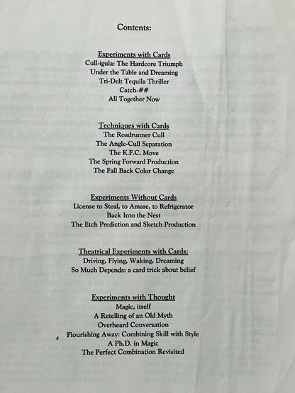 Magic: Experiments with Art & Thoughts on the Artistry - Kostya Kimlat