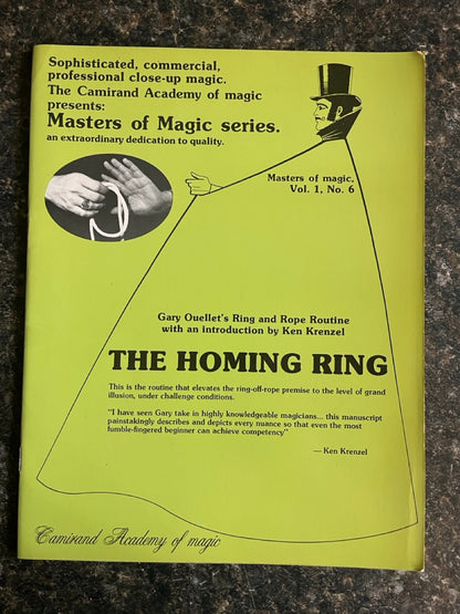 Masters of Magic Series, Vol.1 #6, The Homing Ring - Gary Ouellet