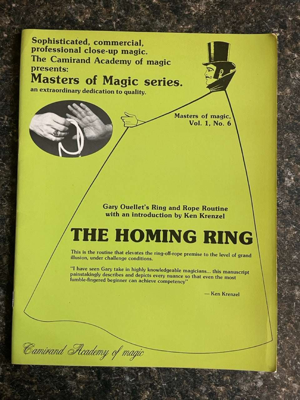 Masters of Magic Series, Vol.1 #6, The Homing Ring - Gary Ouellet