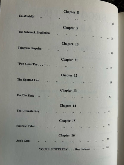 Roy Johnson Book Lot #2 (2 titles) (Copy)