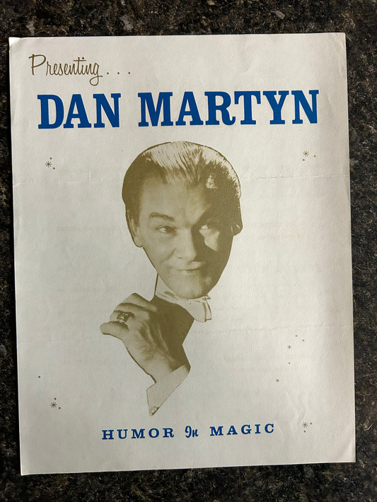 Dan Martyn: Humor In Magic Publicity Piece