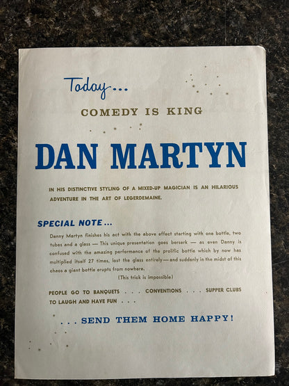 Dan Martyn: Humor In Magic Publicity Piece