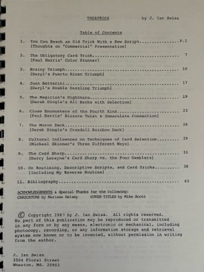 Theatrics - Jamy Ian Swiss