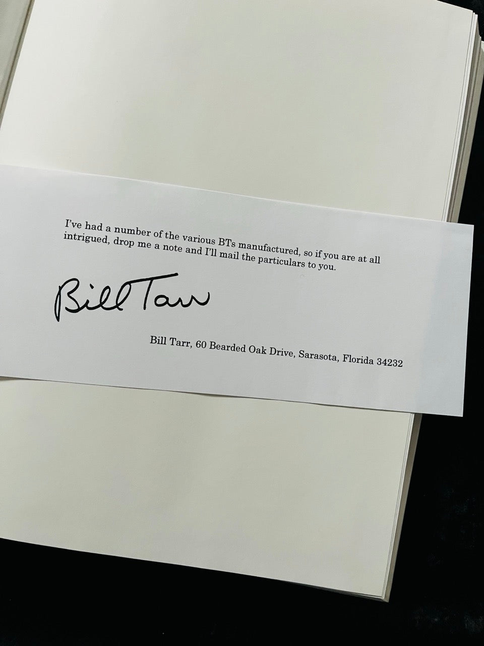 The Now You See It, Now You Don't! Notebook - Bill Tarr