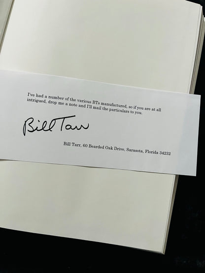 The Now You See It, Now You Don't! Notebook - Bill Tarr