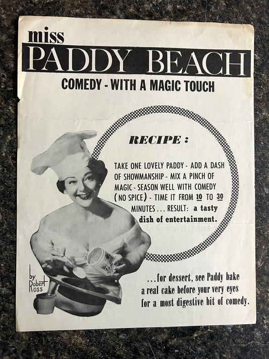 Miss Paddy Beach Promotional Piece